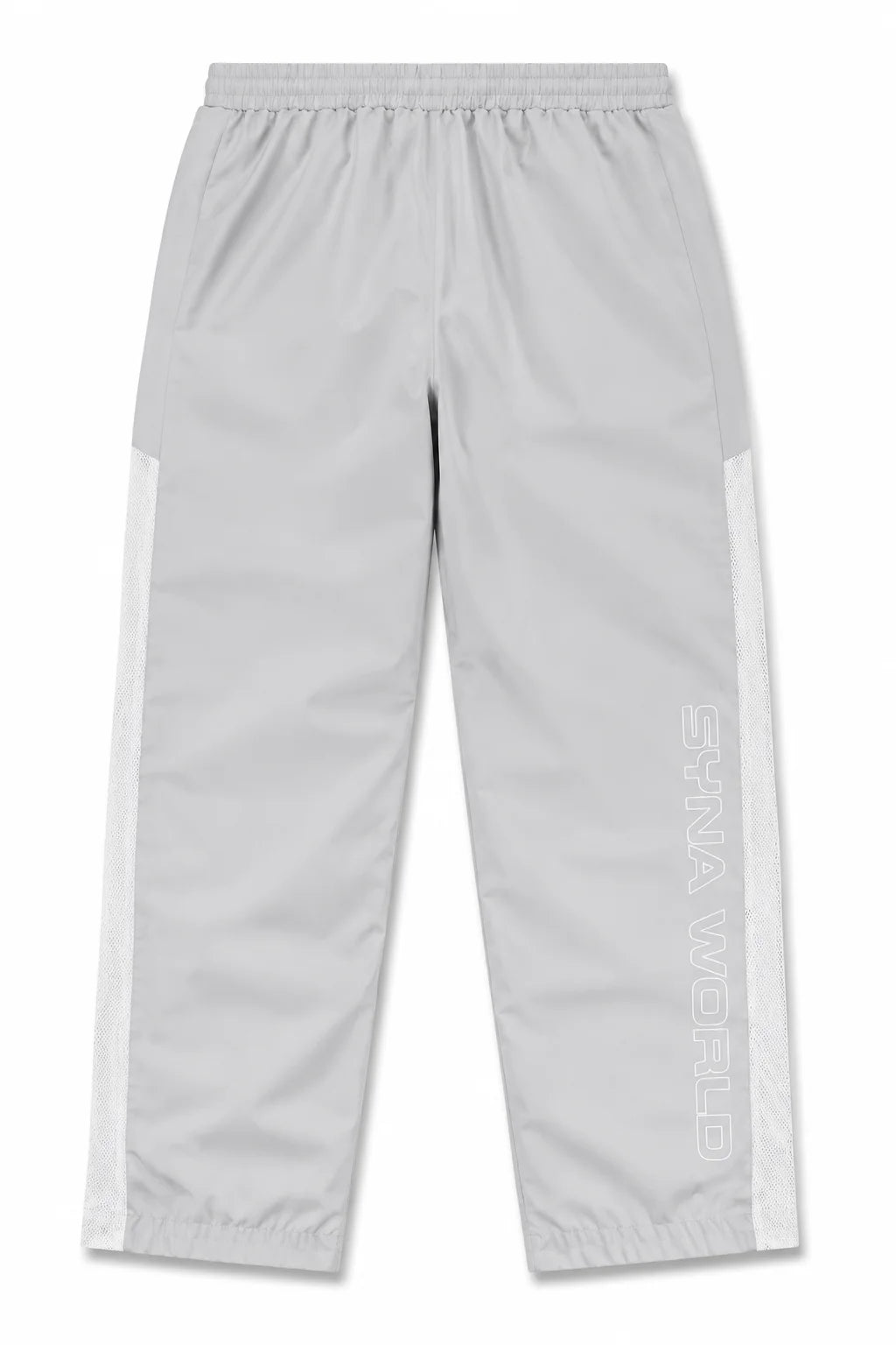 Syna World Track Pants Grey | Shell Tracksuit Bottoms — Syna World