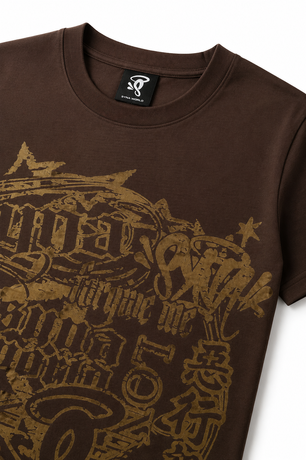 Syna World Brown Gothic Graphic T-Shirt
