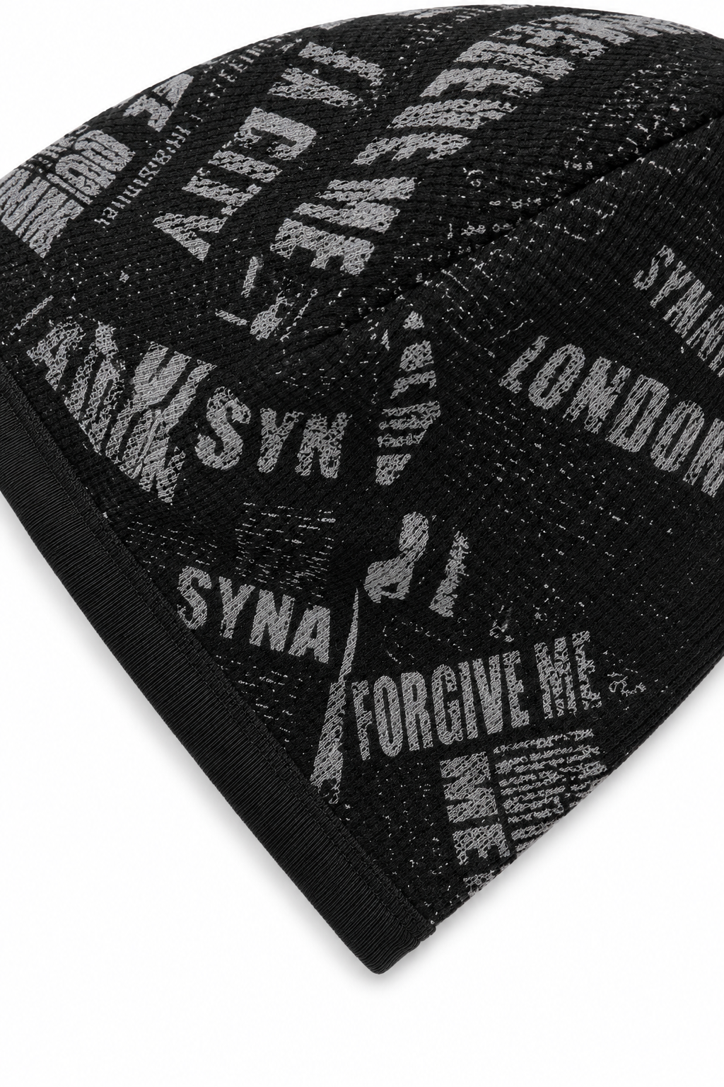 Black Syna World Graphic Skull Cap