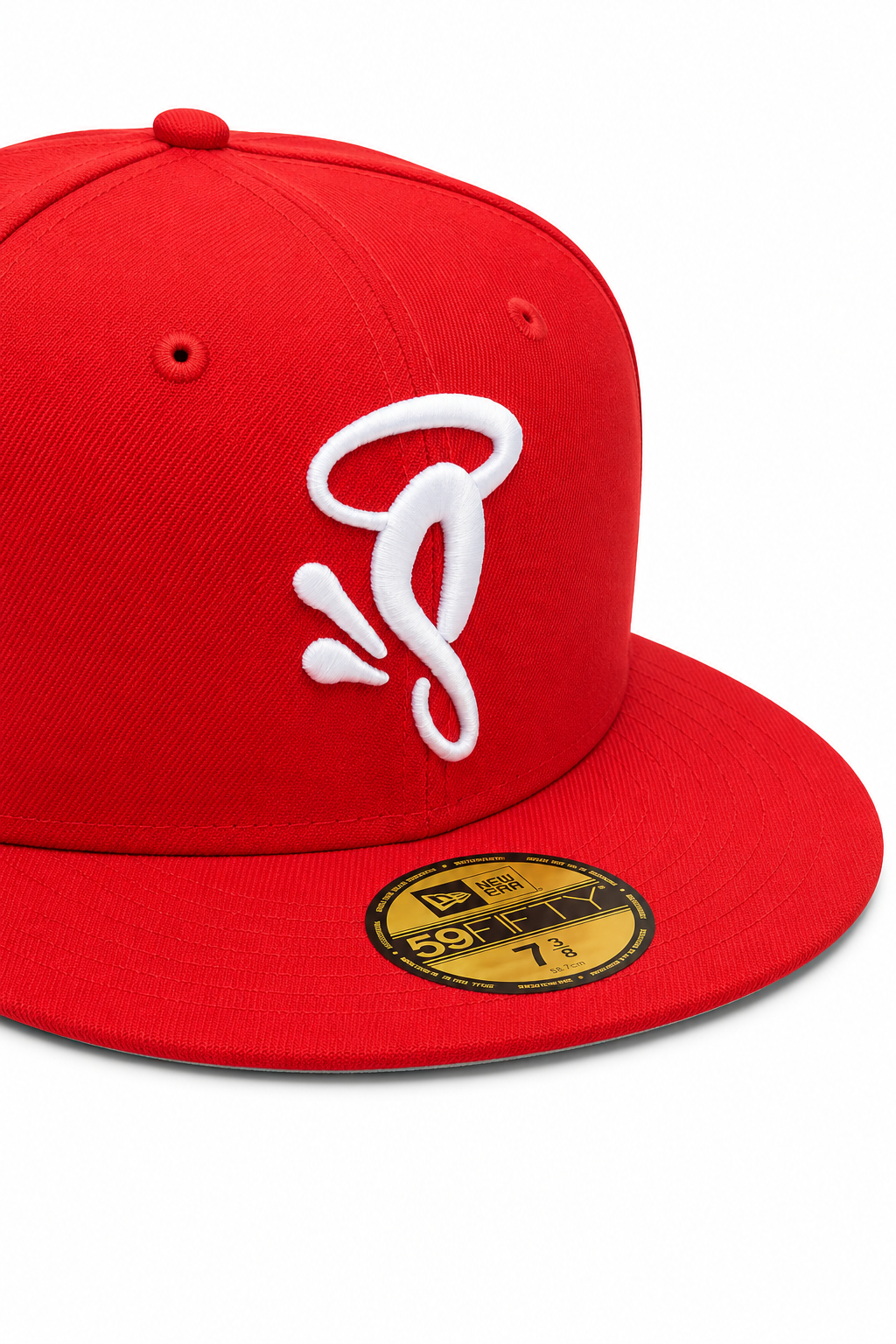 Red Syna World Fitted Hat