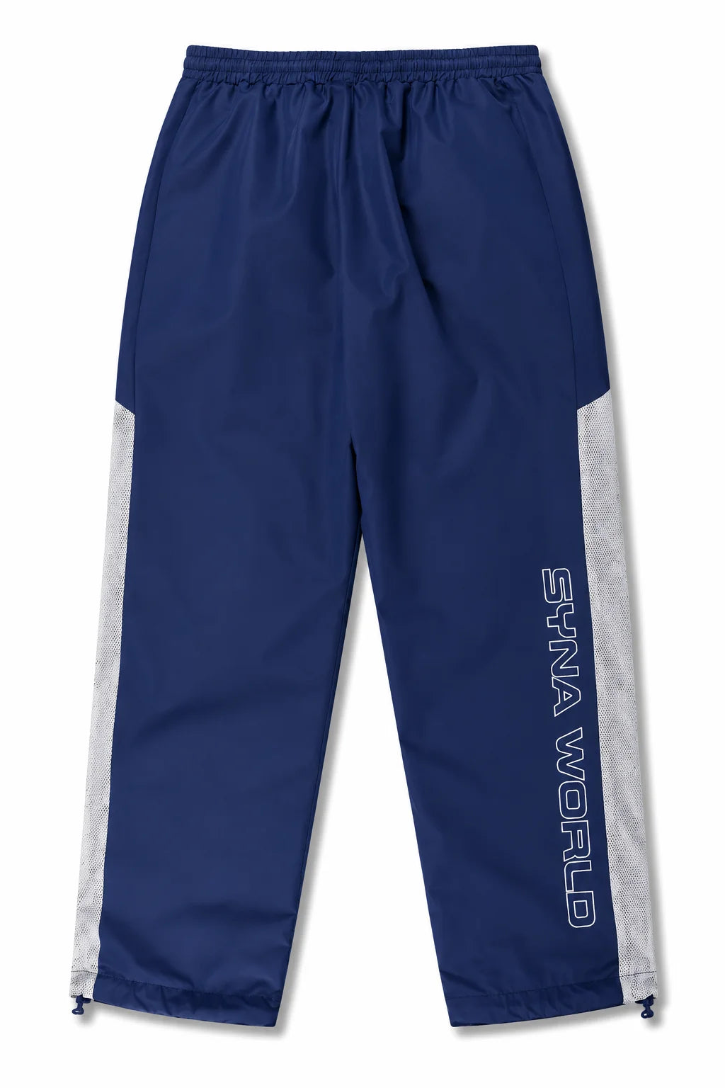 Syna World Track Pants Navy | Shell Tracksuit Bottoms — Syna World