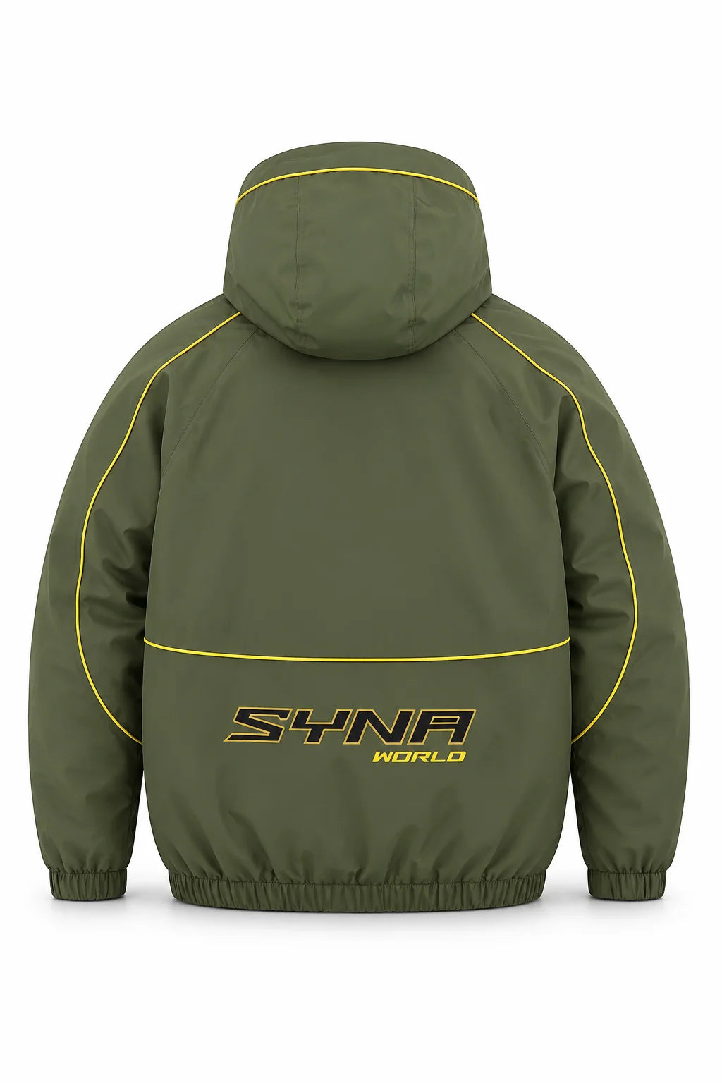 Syna Olive Technical Windbreaker Jacket