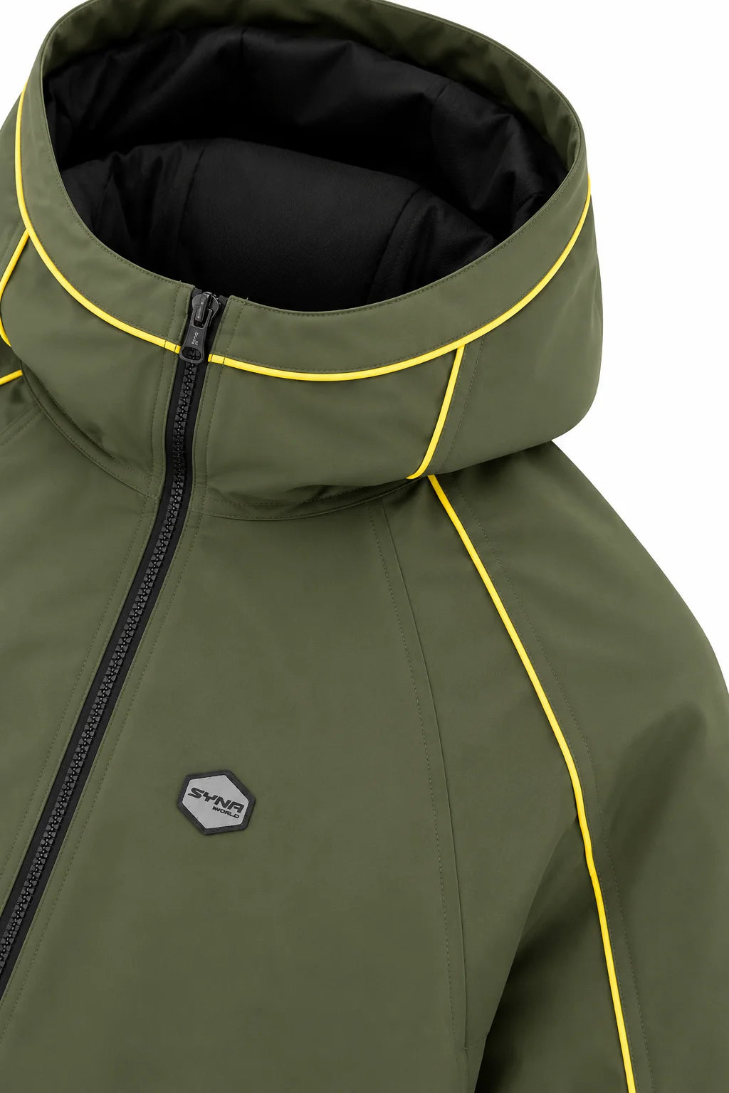 Syna Olive Technical Windbreaker Jacket