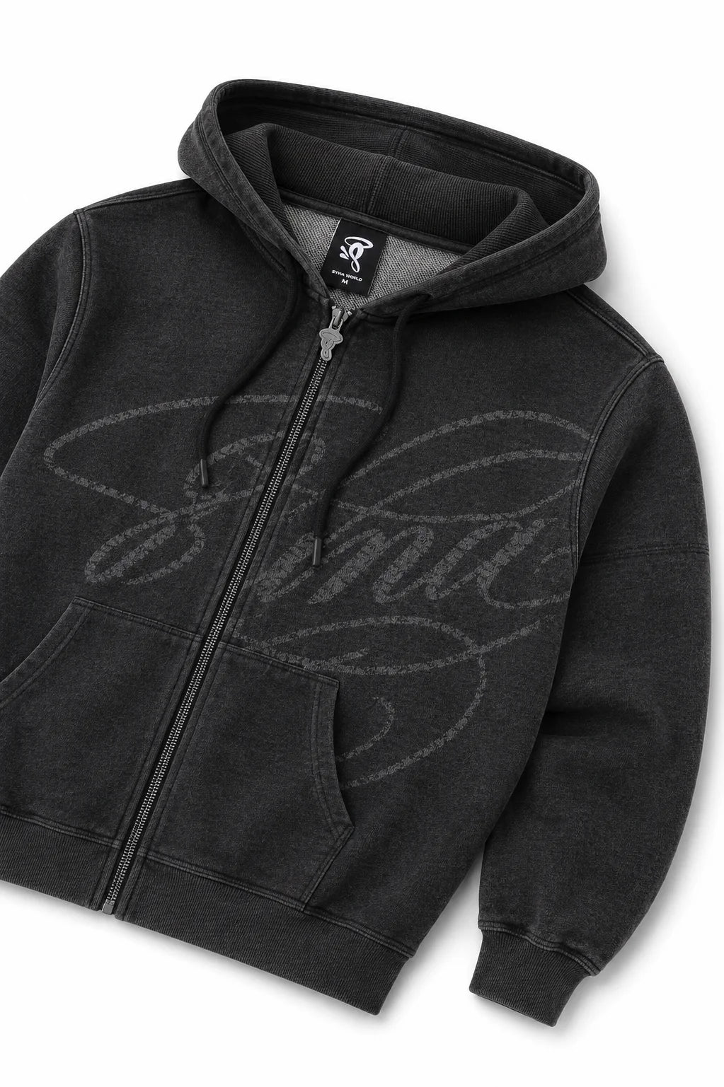Black Syna World Zip Hoodie