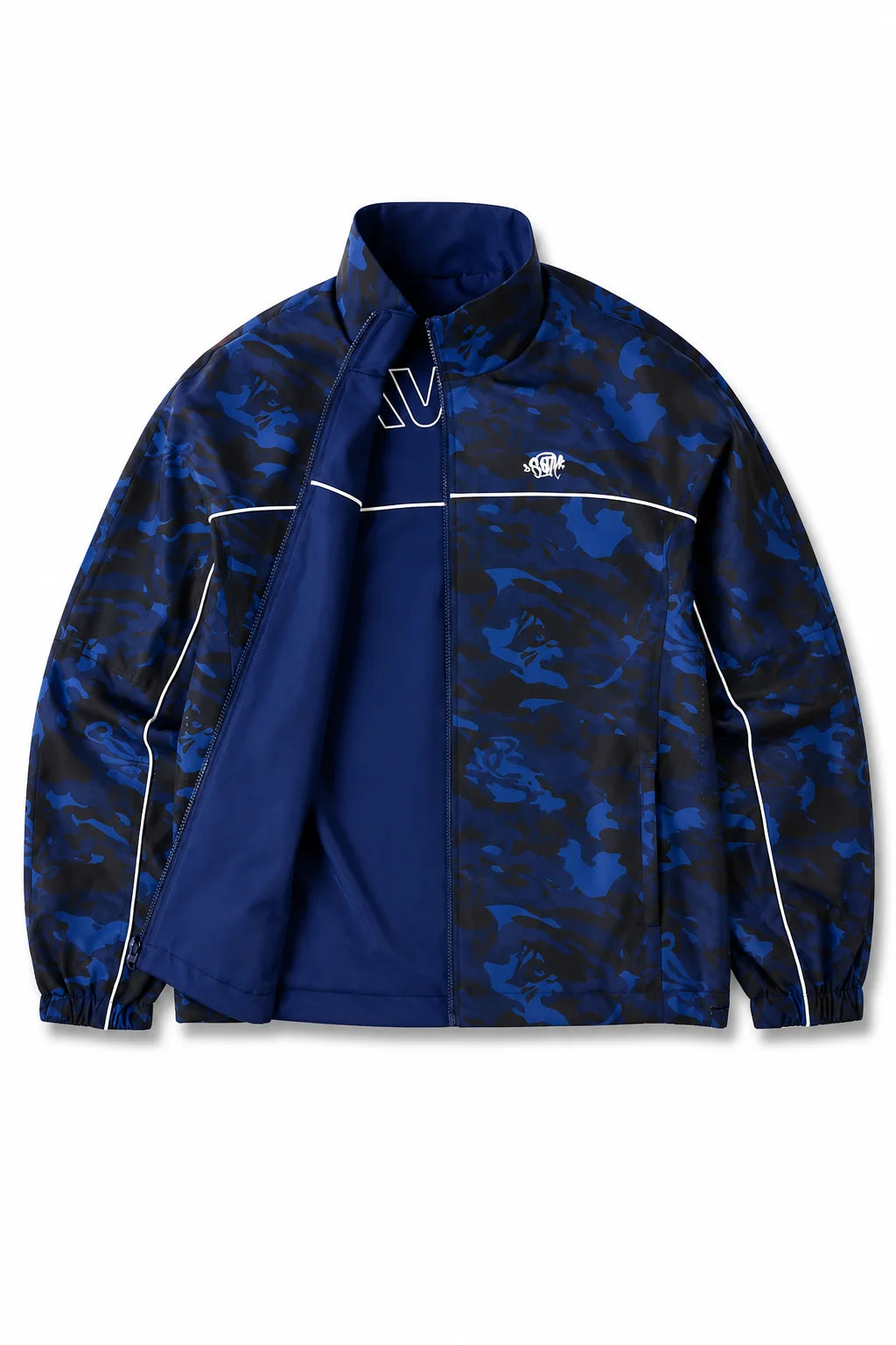 Syna Blue Camo Track Jacket