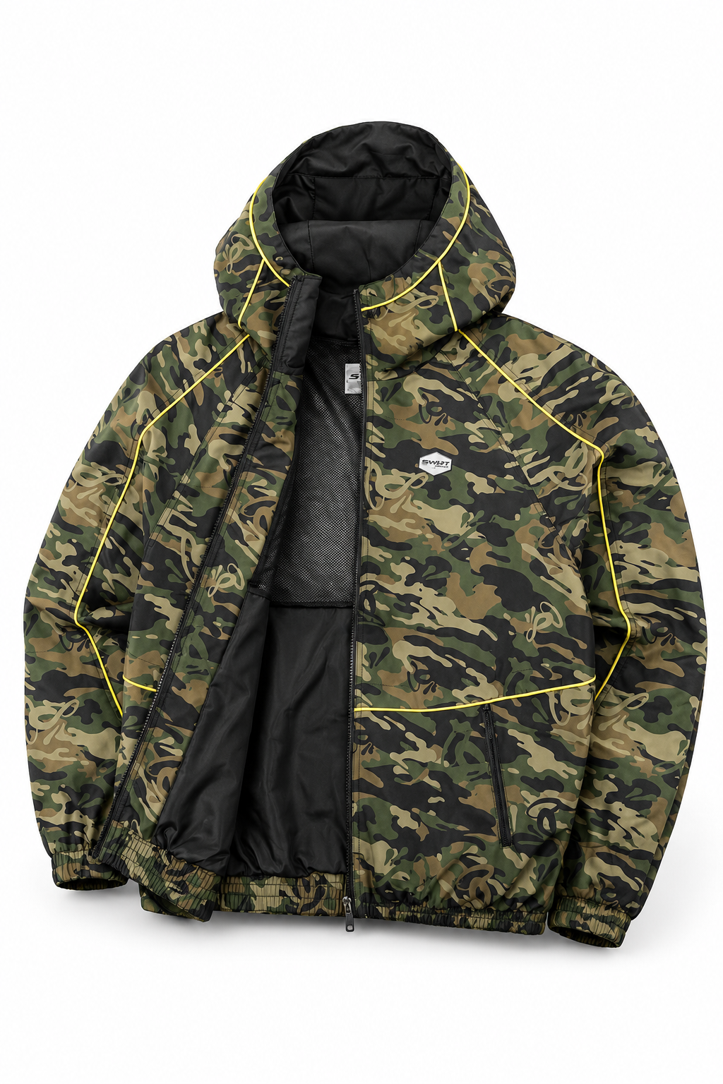 Swift Camo Technical Windbreaker Jacket