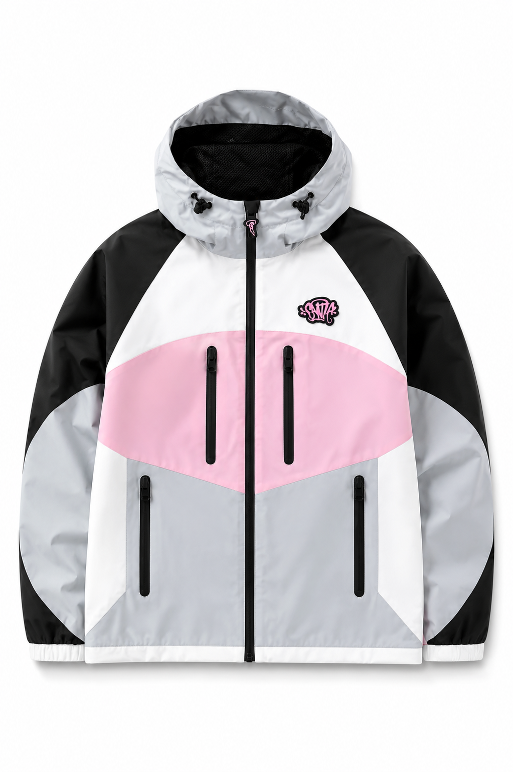Syna World Pink Grey Technical Shell Jacket