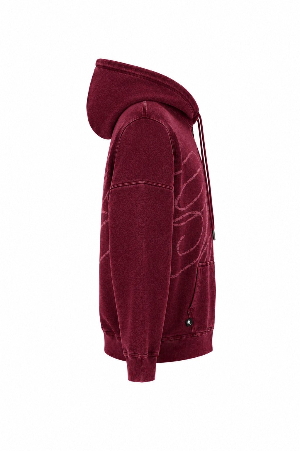 Syna World Zip Up Hoodie Burgundy | Syna World Hoodie — Syna World