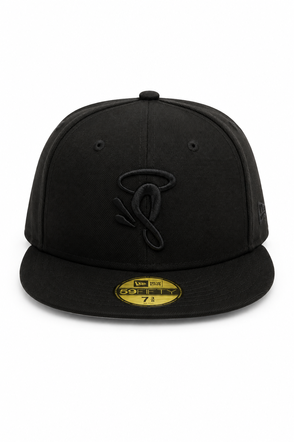 Black Syna World Premium Streetwear Fitted Hat