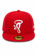 Red Syna World Premium Streetwear Fitted Hat