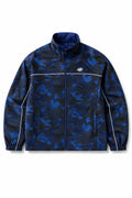 Syna Blue Camouflage Lightweight Track Jacket Front View