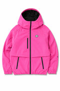 Syna Pink Technical Oversized Puffer Jacket Front View